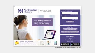 NM MyChart - Login Page