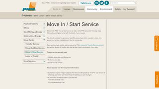Move In/Start Service - PNM.com