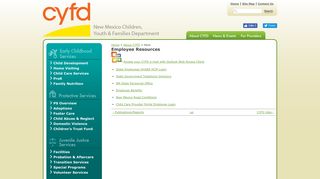 Employee Resources | CYFD