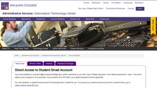 Office 365 Email | Administrative Services - San Juan College