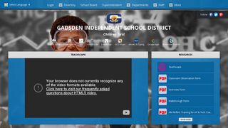 Teachscape - Gadsden Independent School District