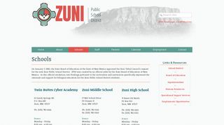 ZPSD | Schools - Zuni Public School District