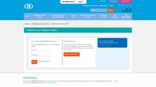 NMBS/SNCB - Login to My NMBS/SNCB