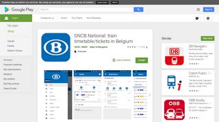 SNCB National: train timetable/tickets in Belgium - Apps on Google Play