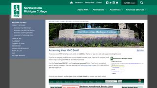 Connect with NMC : Accessing Your NMC Email : Northwestern ...