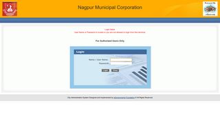 Nagpur Municipal Corporation Portal Login