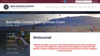 Bernalillo County Metropolitan Court - NM Courts Home