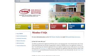 FAQs - New Mexico Educational Retirement Board