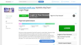 Access mychart.nmff.org. MyNMs MyChart - Login Page