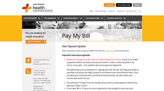 Pay My Bill - New Mexico Health Connections