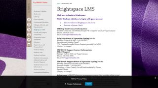 Brightspace LMS - NMHU