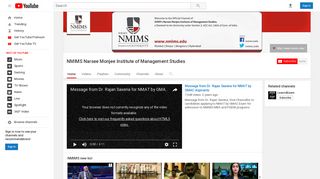 NMIMS Narsee Monjee Institute of Management Studies - YouTube