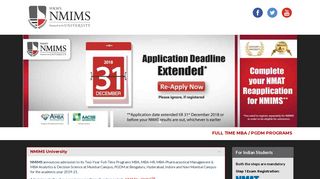 NMAT by GMAC™ 2019, MBA, MBA-HR, PGDM, MBA ... - NMIMS