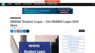 NMIMS Student Login - Get NMIMS Login 2019 Here - aglasem