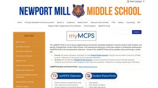 NMMS-MyMCPS Portal - Montgomery County Public Schools