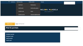 Mail & portals - Nelson Mandela University