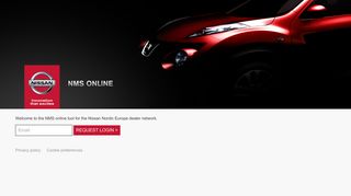 Nissan - NMS Online - Login