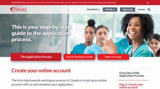 Create your online account - National Nursing Assessment Service