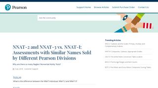 NNAT-2 and NNAT-3 vs. NNAT-I: Assessments with Similar Names ...