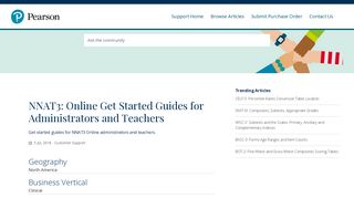 NNAT3: Online Get Started Guides for Administrators and Teachers