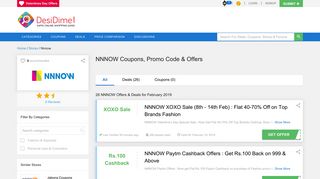 NNNOW Coupons, Promo code, Offers & Deals - UPTO 80% OFF ...