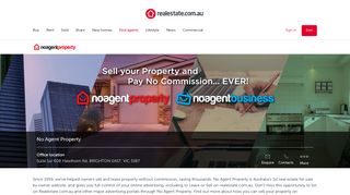 No Agent Property - Real Estate Agency Profile