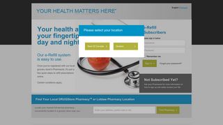Sign in to refill your prescriptions online | Your Health Matters Here