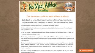 Your Invitation to the No Meat Athlete Academy