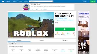 FREE ROBUX NO SIGNING IN - Roblox