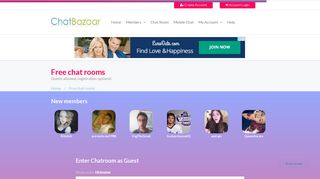Free chat rooms without registration, No Sign Up, No Download