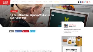 15 Excellent No-Sign Up Websites for Everyday Use - MakeUseOf