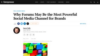 Why Forums May Be the Most Powerful Social Media Channel for ...