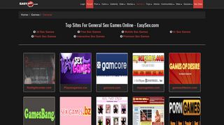 Top Sites For General Sex Games Online - EasySex.com