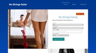 No Strings Dating Site for Casual Hook Ups