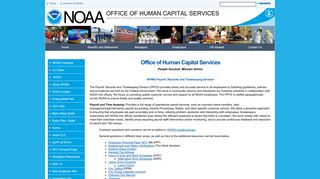 NOAA Workforce Management Office - Payroll, Records and ...