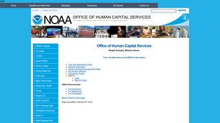 WebTA - NOAA Workforce Management Office
