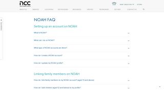 NOAH FAQ - New Creation Church