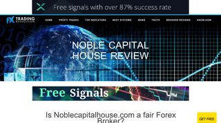 Noble Capital House | Forex Broker Review - FX Trading Revolution ...