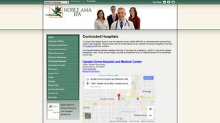 Contracted Hospitals | Noble AMA IPA