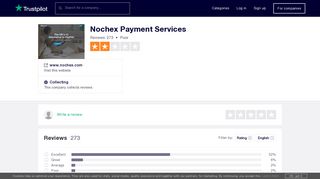 Nochex Payment Services Reviews | Read Customer Service Reviews ...