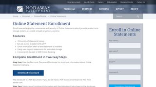 Online Statements - Nodaway Valley Bank