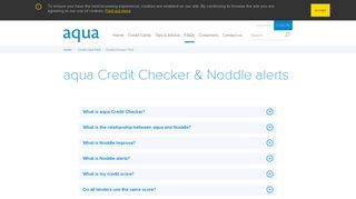 aqua Credit Checker & Noddle alerts