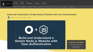 Build and Understand a Simple Node.js Website with User ...