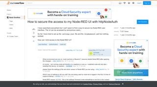 How to secure the access to my Node-RED UI with httpNodeAuth ...