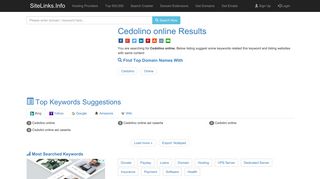Cedolino online Results For Websites Listing - SiteLinks.Info