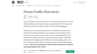 Partner Profile: NoiseAware – Clearbanc
