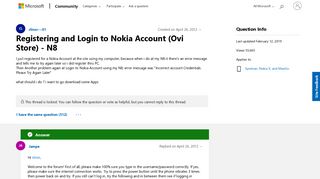 Registering and Login to Nokia Account (Ovi Store) - N8 ...