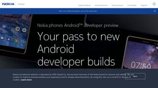 Nokia phones Android™ developer preview | Nokia phones