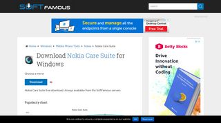 Download Nokia Care Suite free - latest version - Soft Famous