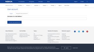 User account | Nokia Networks